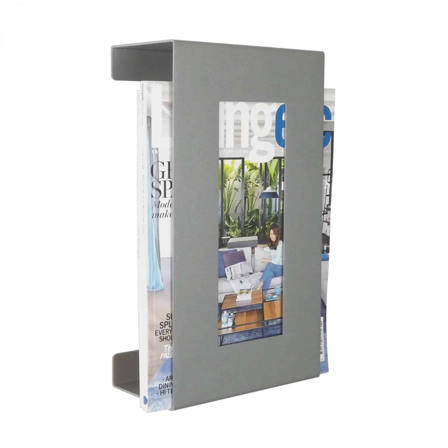 Wall Mounted Metal Magazine Rack The Metal House