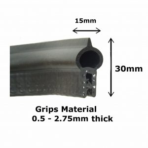 Finned Top Universal Boot Seal