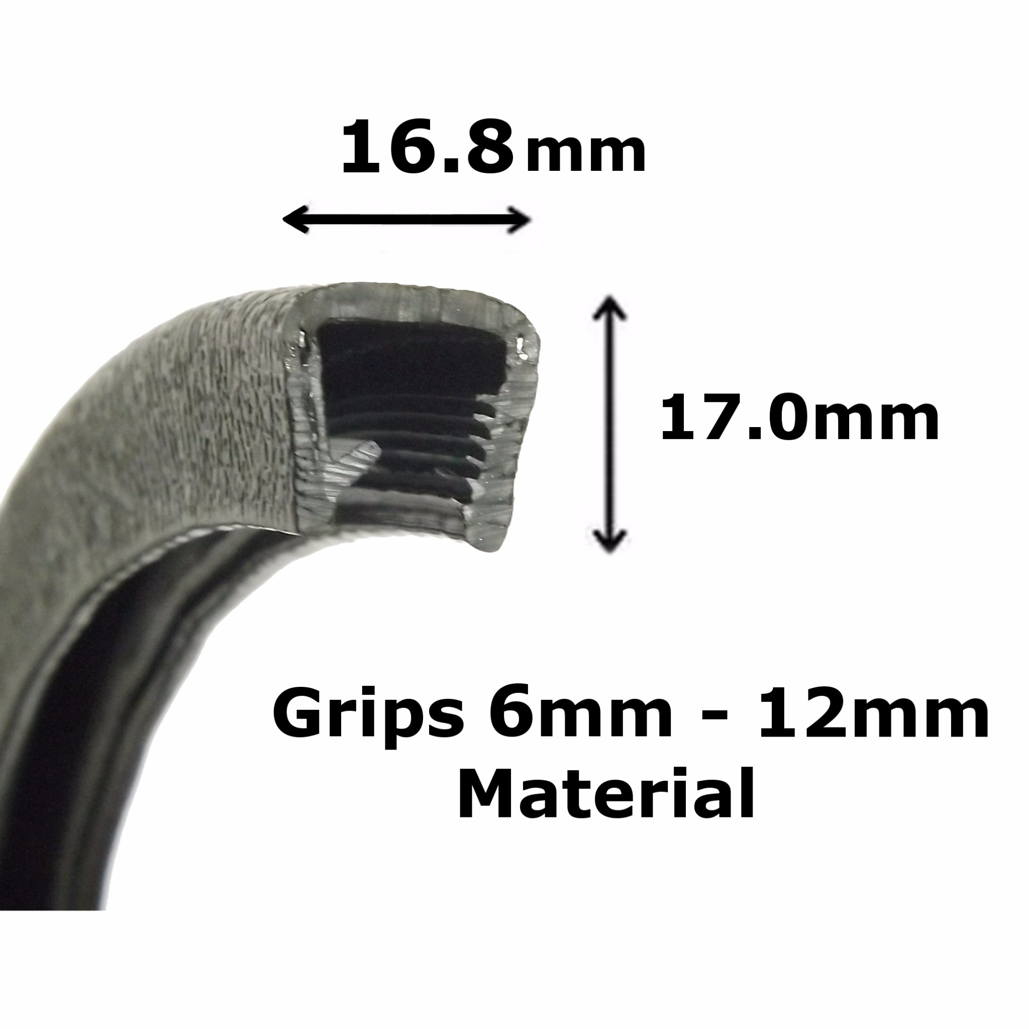 6-12mm Material Edge Trim