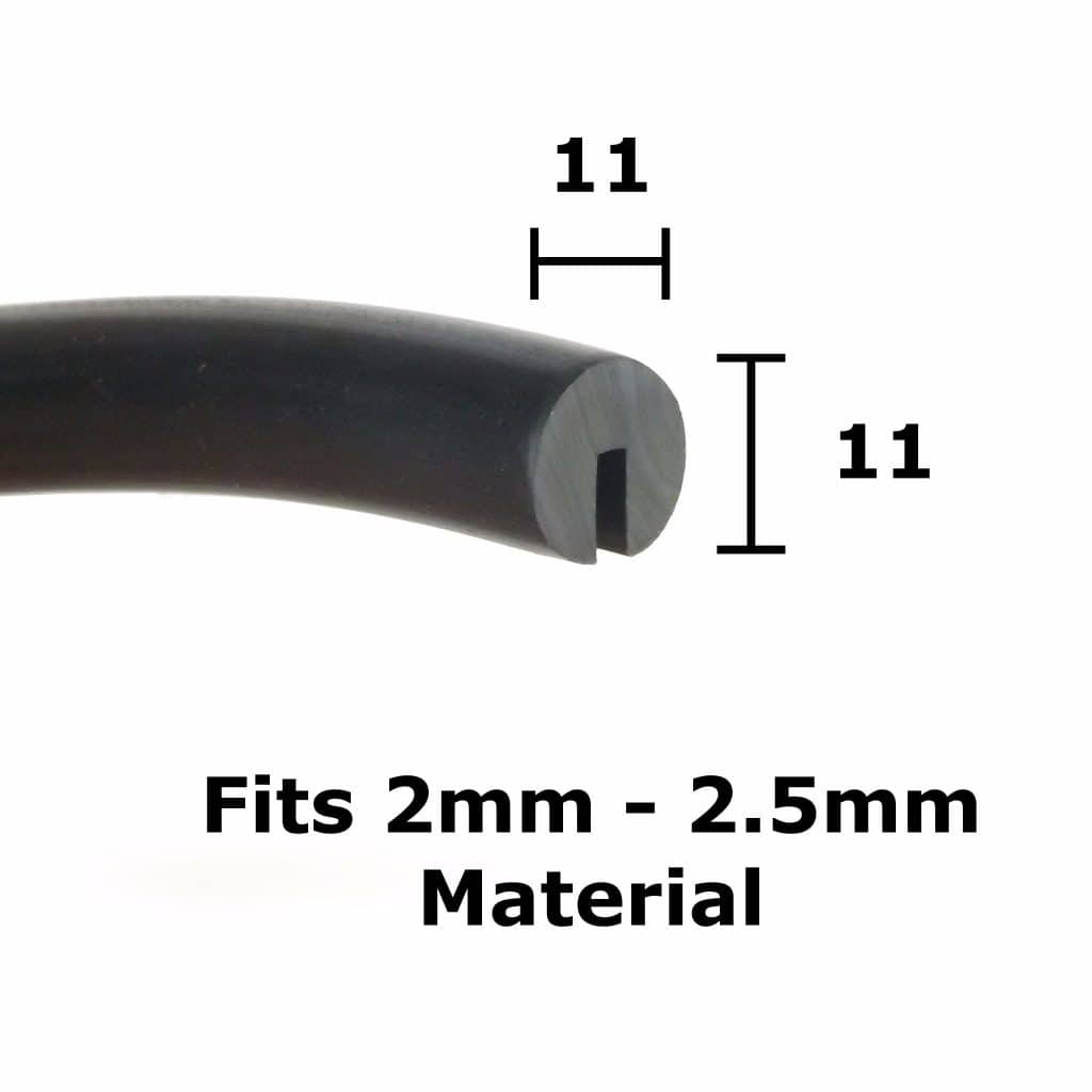 Round Rubber Edge Trim Seal The Metal House