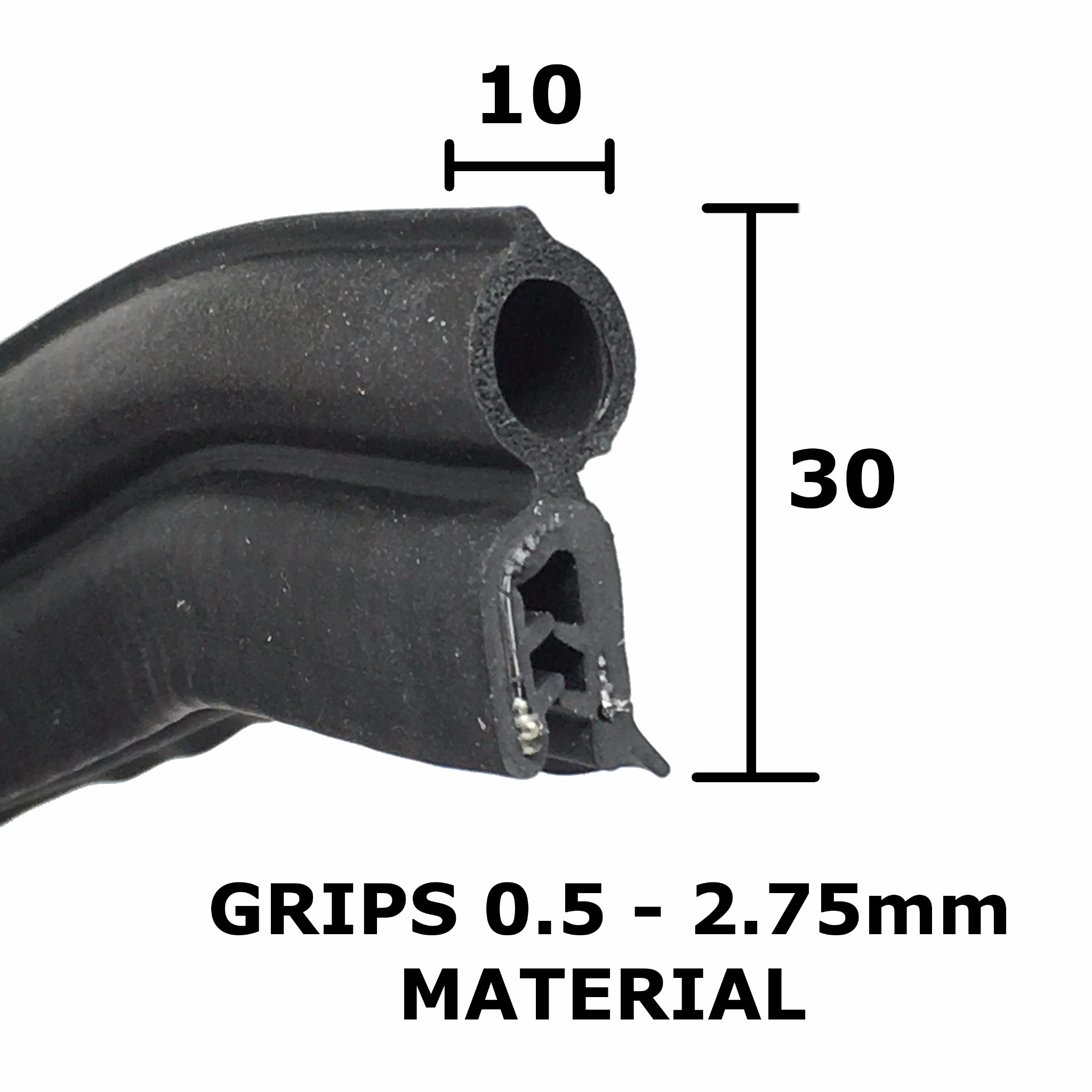 Universal Fit Rubber Boot Seal with Lip