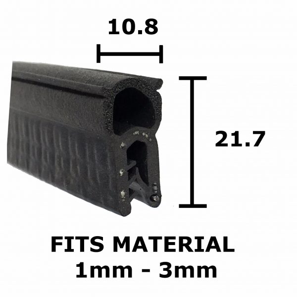 Double Finned Top Universal Boot Seal