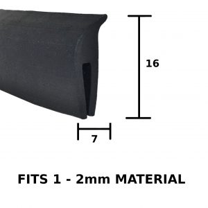 Small Rubber Leaf Fin Seal
