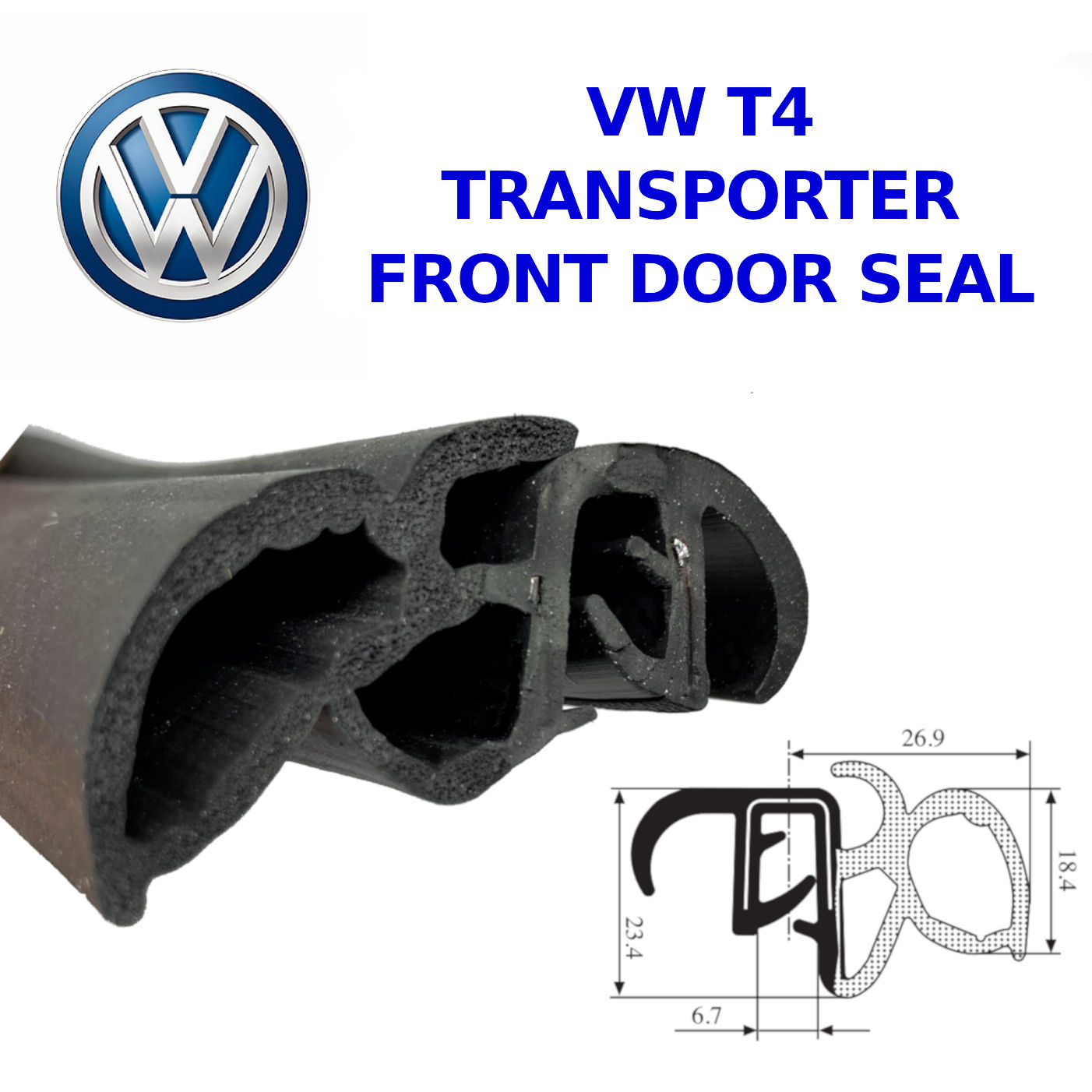 VW Transporter T4 Front Door Seal