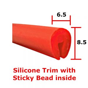 Red Silicon Edge Trim