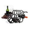 Grape Vine Metal Wine Rack in Black