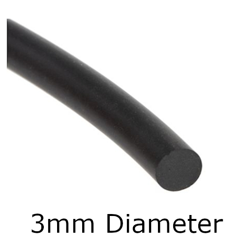 3mm Nitrile Rubber Cord