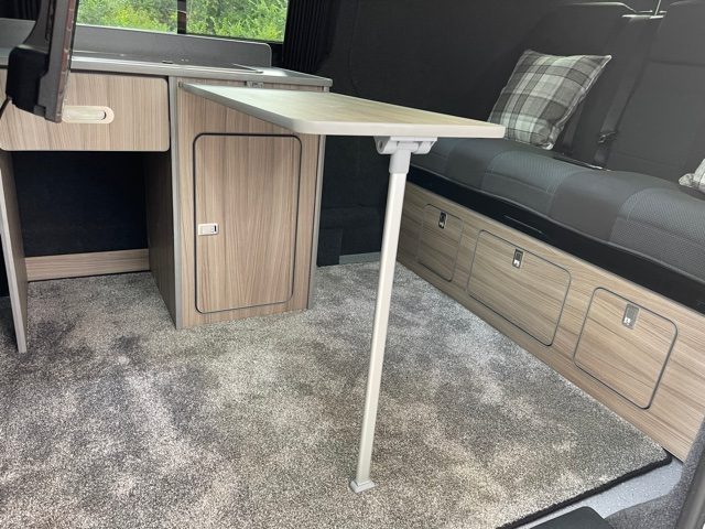 Campervan Kitchen Single Pod Unit and table