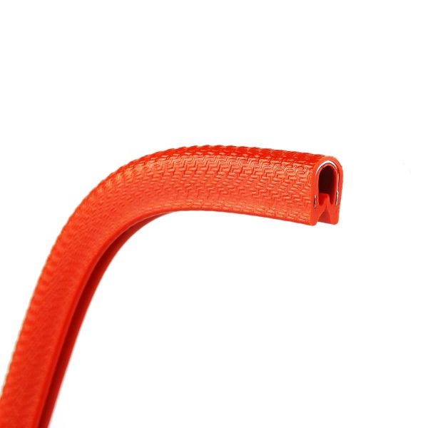Flexible Edge Trim Finisher Strip in Red