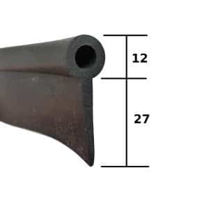 Large Tadpole Shape Rubber Wing Piping