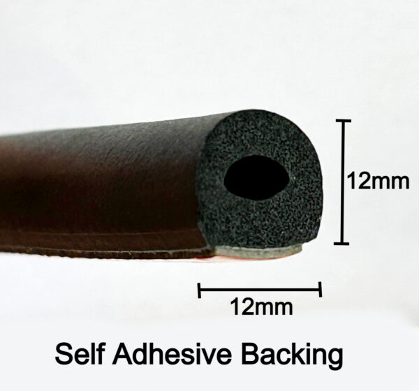 Small Self Adhesive D Shape Sponge Seal