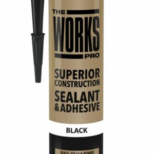 Geocel The Works Black Adhesive Sealant for Rubber