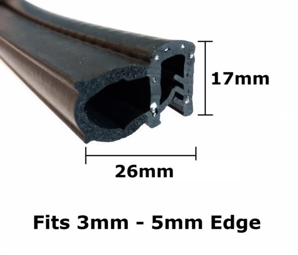 Large Rubber Door Side Seal