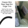 Classic Mini Rear Seat Bin Edge Trim