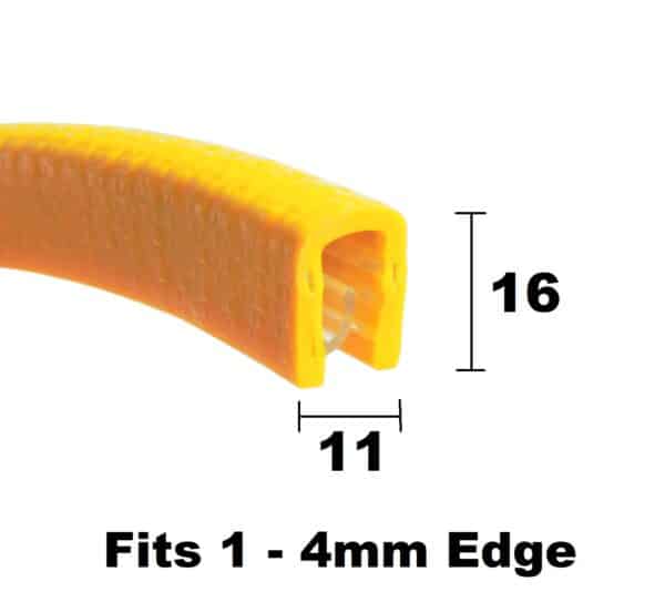 Large Yellow Edge Trim