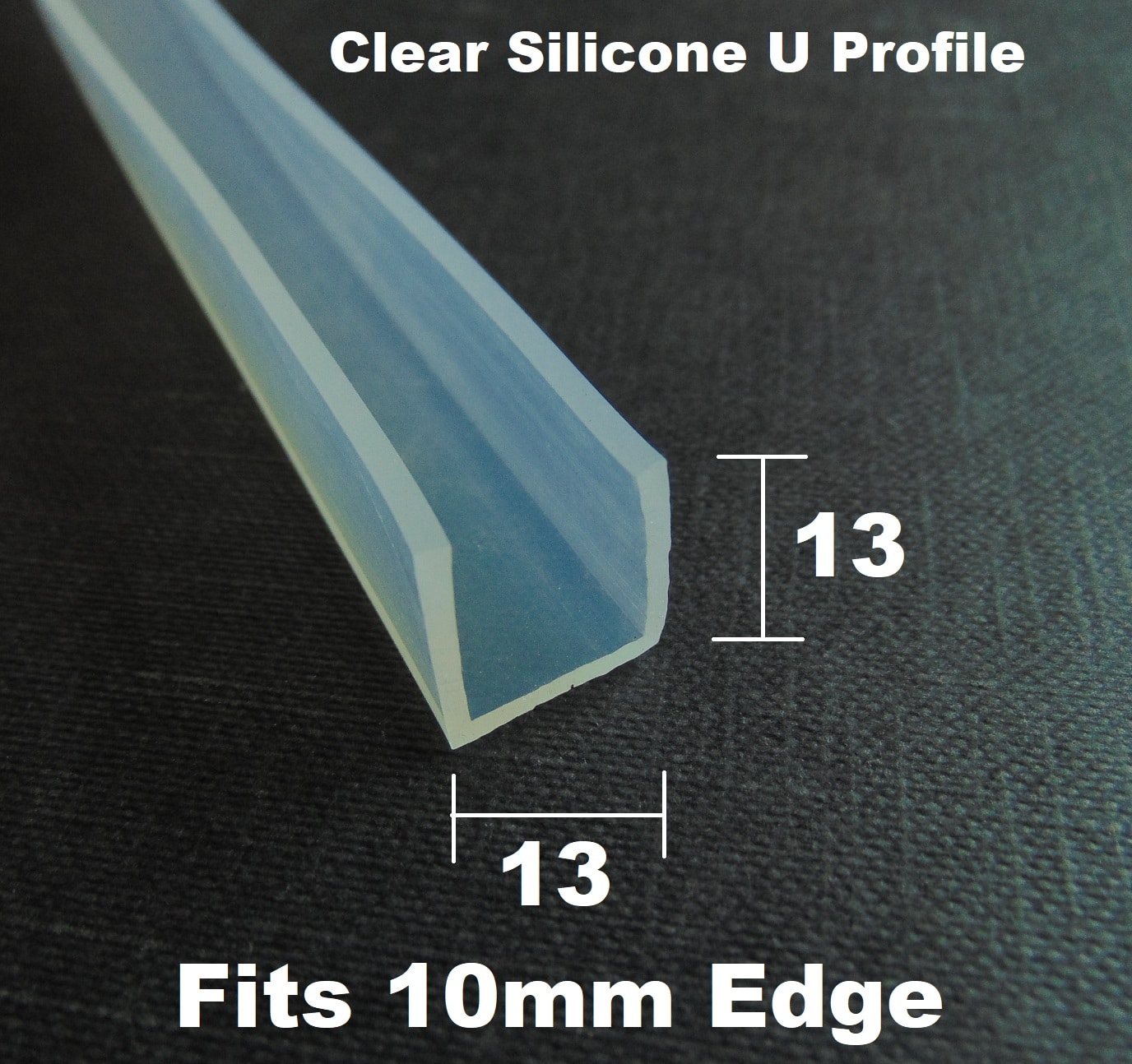 Clear Silicone Flexible U Channel