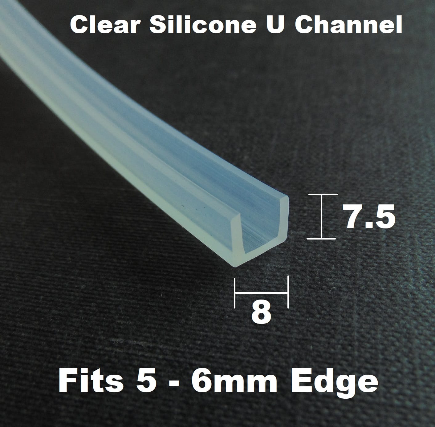 Clear Silicone Edge Trim