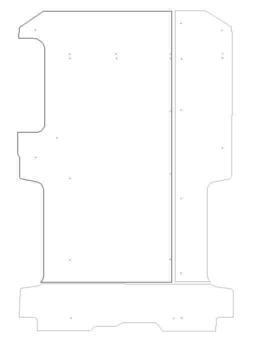 Vivaro/Trafic SWB Plywood Floor