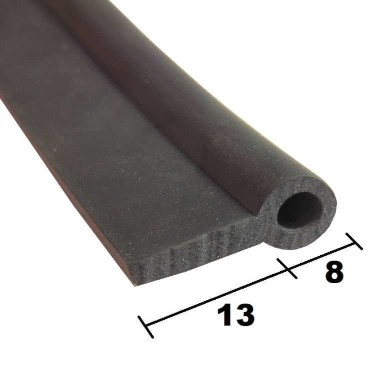 Rubber Tadpole Bead Seal Trim