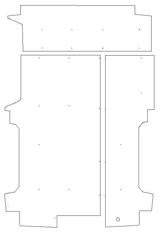 VW T7 Transporter SWB Plywood Floor