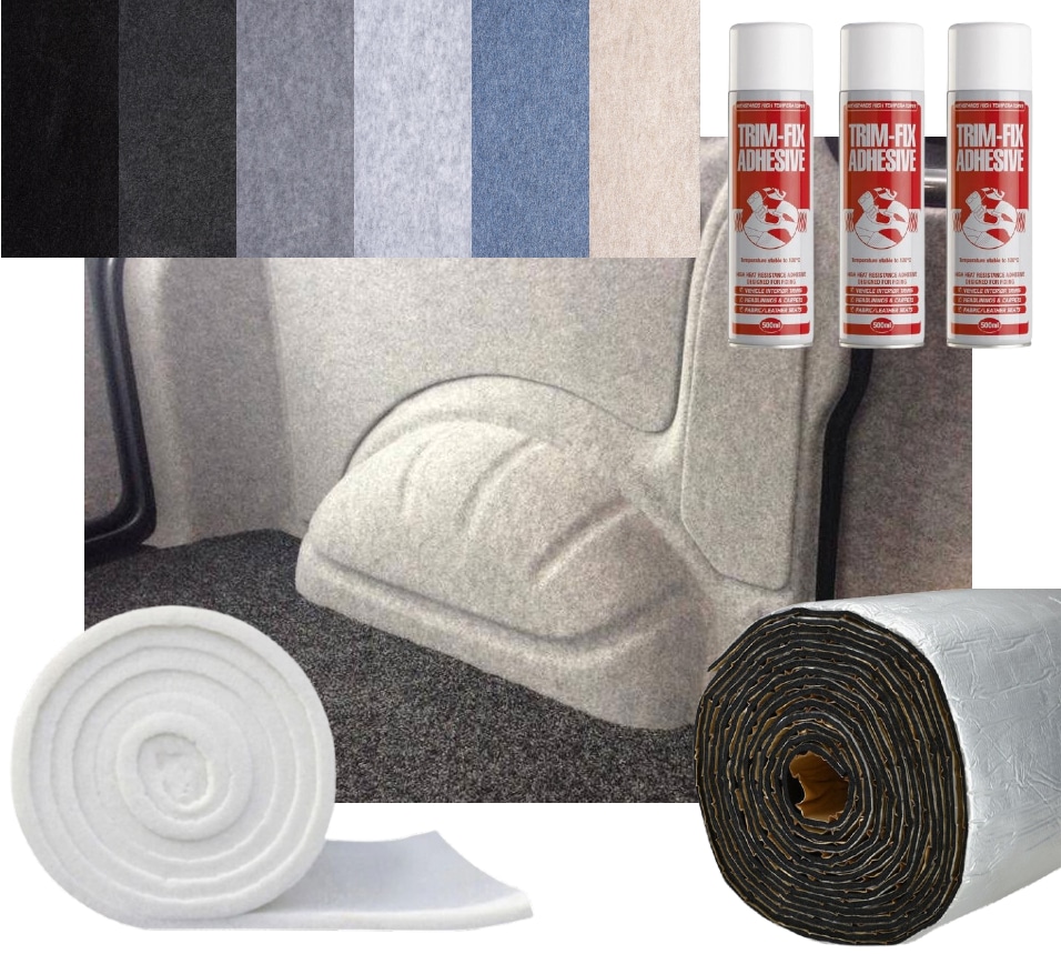 SWB Medium Van Insulation and Carpet Bundle