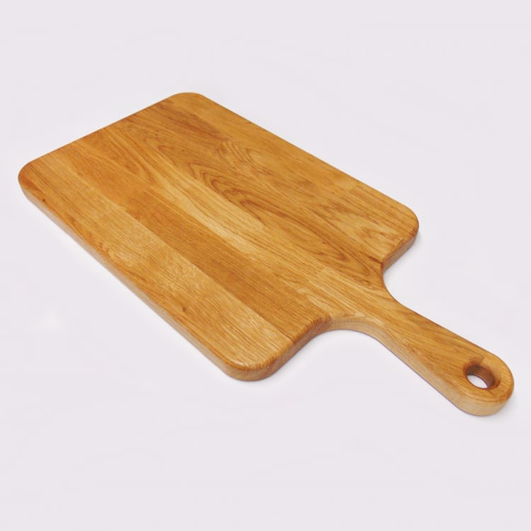 Solid Oak Chopping Board 505mm x 250mm with Handle