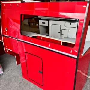 Twin Sliding Door Surcharge for Campervan Kitchens