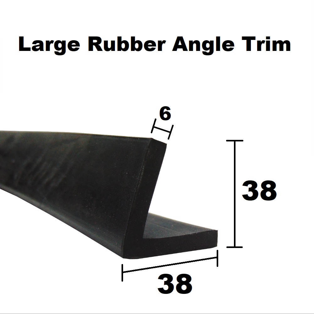 Large L Shape Rubber Angle Trim