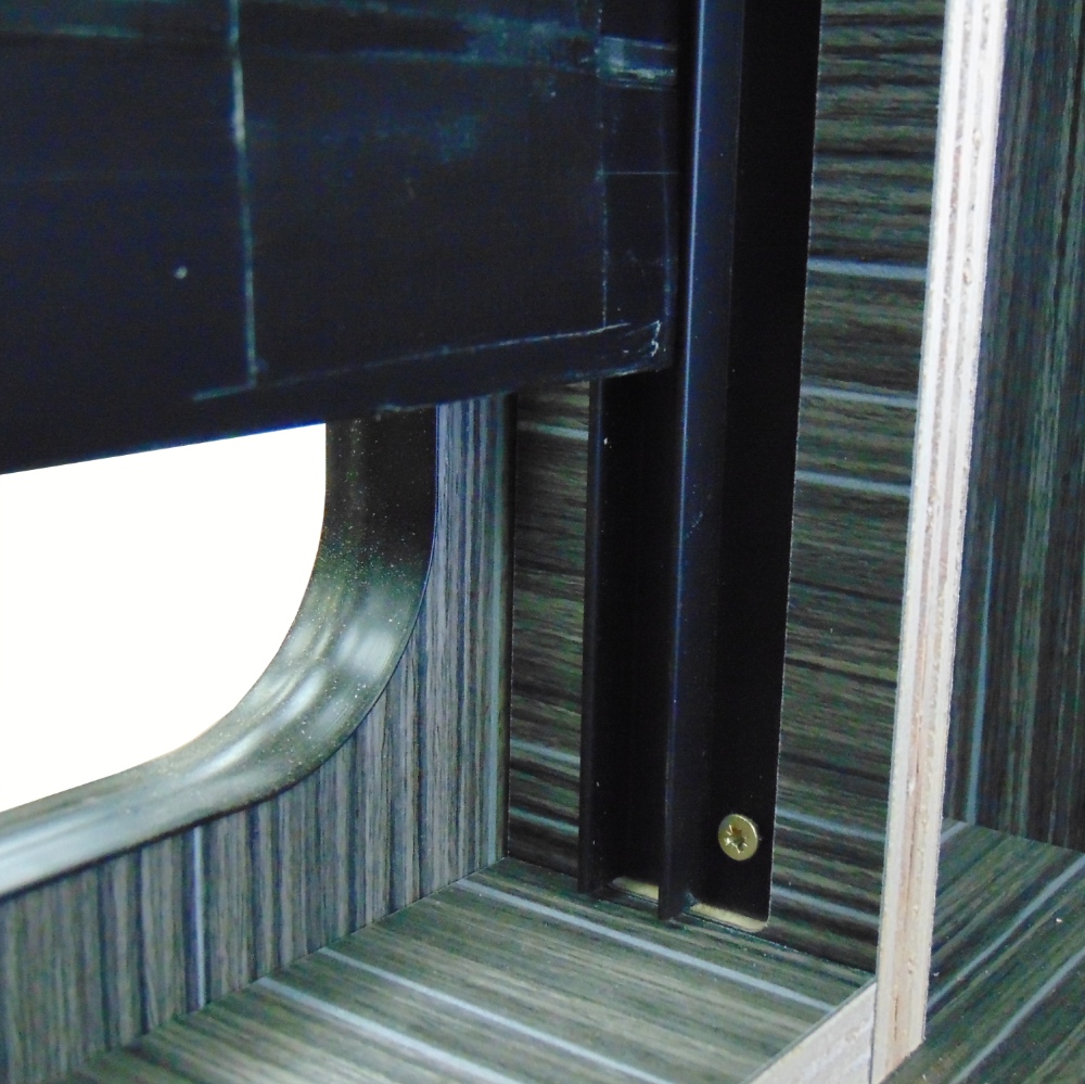 Campervan Tambour Door F Track