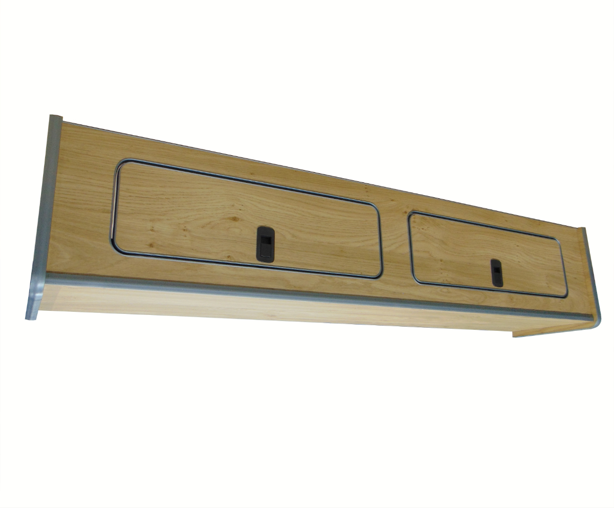 Double Door Campervan Top Locker Cupboard