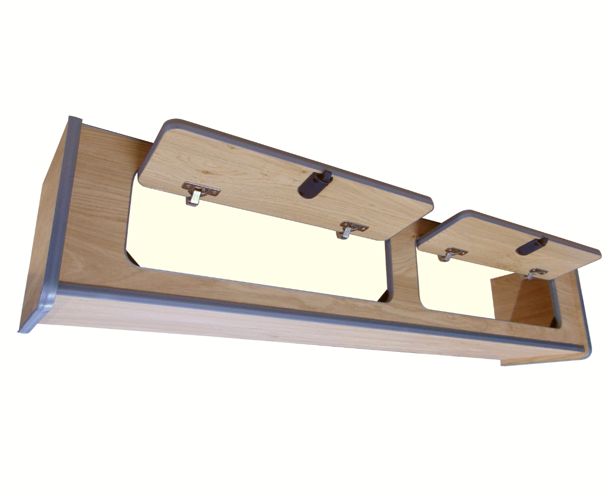 Double Door Campervan Top Locker Cupboard