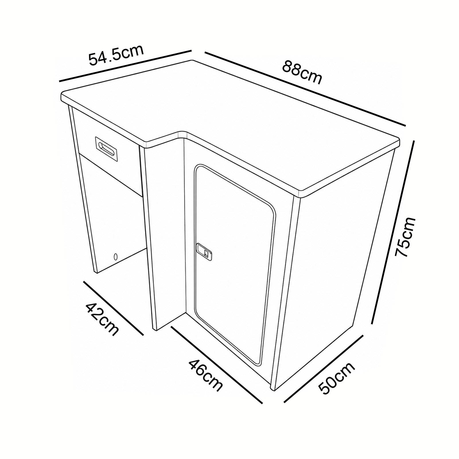 Flat Packed Campervan Kitchen Pod Unit